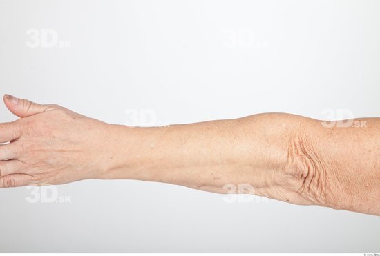 Forearm Nude Overweight Wrinkles Studio photo references