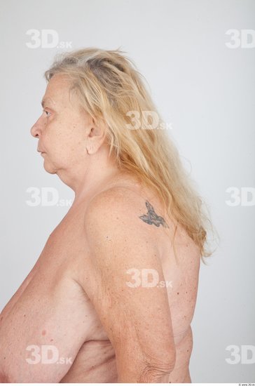 Head Overweight Wrinkles Studio photo references