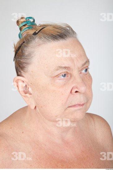 Head Overweight Wrinkles Studio photo references