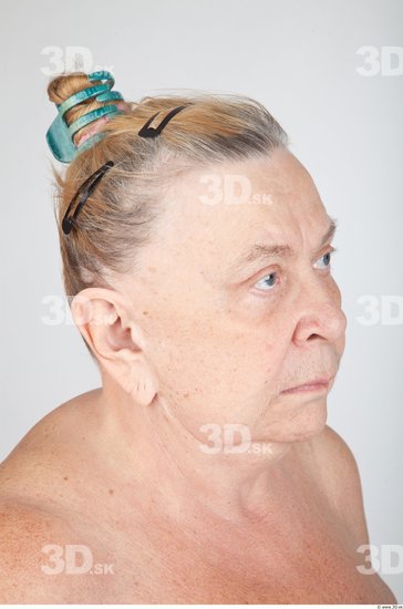 Head Overweight Wrinkles Studio photo references