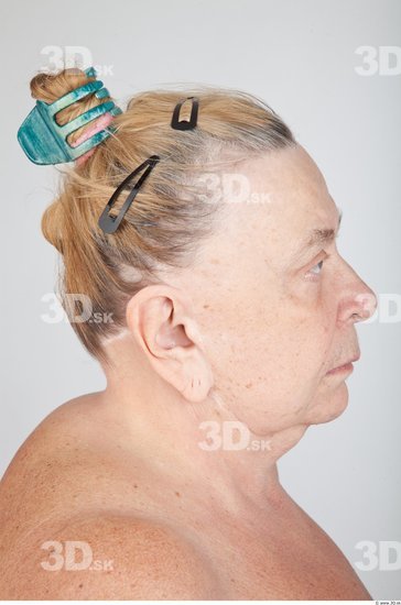 Head Overweight Wrinkles Studio photo references