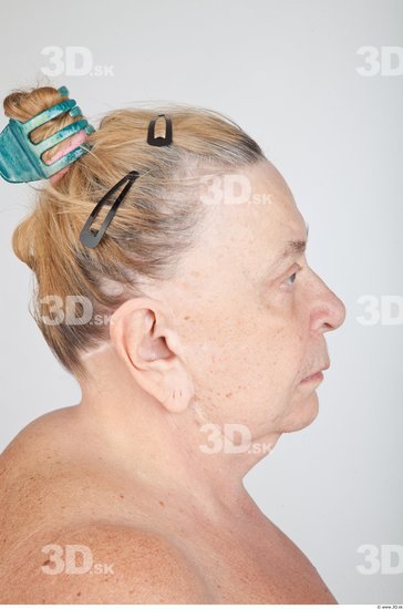 Head Overweight Wrinkles Studio photo references