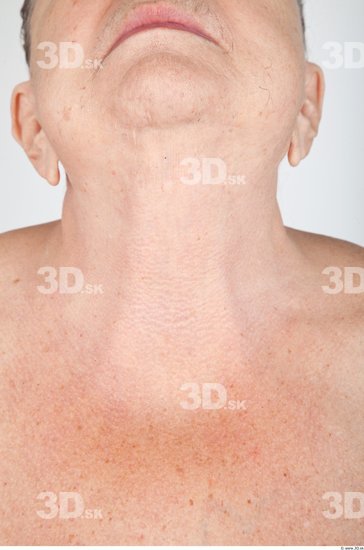 Neck Nude Overweight Studio photo references