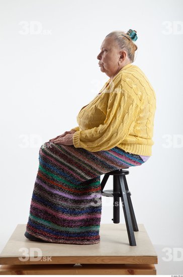 and more Whole Body Woman Artistic poses White Casual Overweight Wrinkles