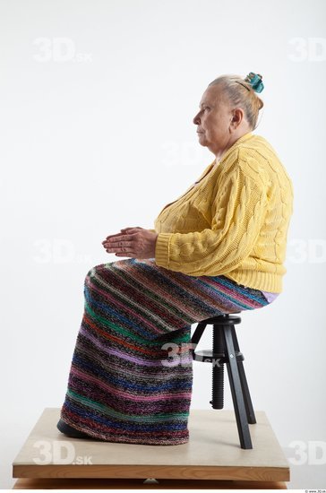 and more Whole Body Woman Artistic poses White Casual Overweight Wrinkles