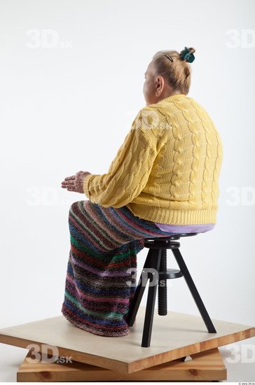 and more Whole Body Woman Artistic poses White Casual Overweight Wrinkles