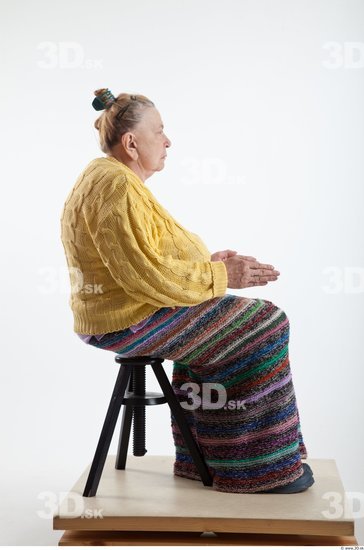 and more Whole Body Woman Artistic poses White Casual Overweight Wrinkles