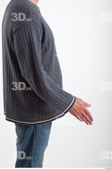 Arm Man Animation references White Casual Sweater Average