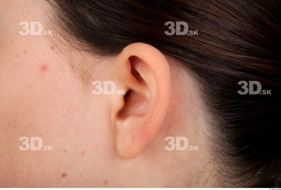 Ear Woman Slim Studio photo references