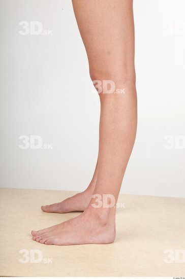 Calf Nude Slim Studio photo references