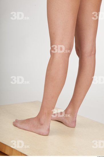 Calf Nude Slim Studio photo references