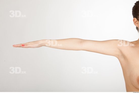 Arm Nude Slim Studio photo references