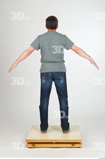 Whole Body Man Animation references Casual Average Studio photo references