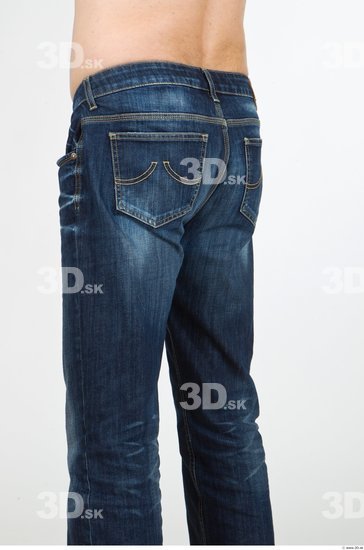 Thigh Man Casual Jeans Average Studio photo references