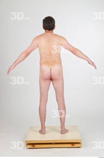 Whole Body Man Animation references Nude Average Studio photo references