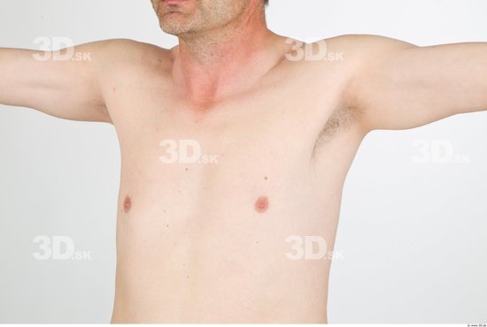 Chest Man Nude Average Studio photo references