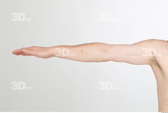 Arm Man Nude Average Studio photo references