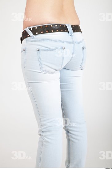 Thigh Woman Casual Jeans Slim Studio photo references