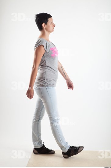 Whole Body Woman Animation references White Casual Slim