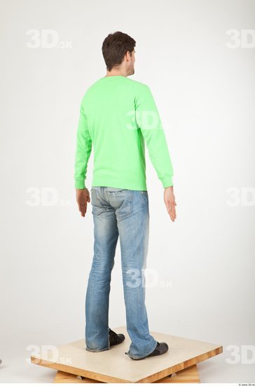 Whole Body Man Animation references Casual Athletic Studio photo references