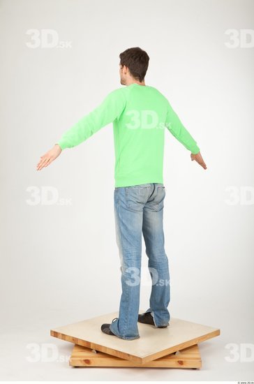 Whole Body Man Animation references Casual Athletic Studio photo references