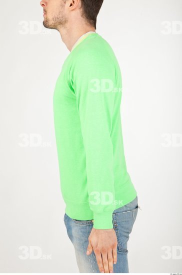 Arm Man Casual Sweater Athletic Studio photo references