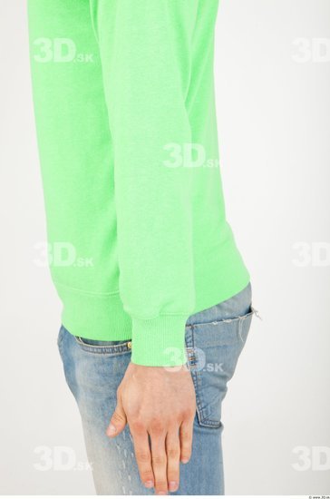 Arm Man Casual Sweater Athletic Studio photo references