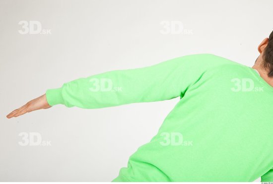 Arm Man Casual Sweater Athletic Studio photo references