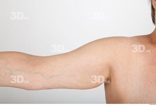 Arm Woman Nude Average Wrinkles Studio photo references