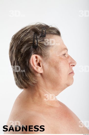 Head Emotions Woman White Average Wrinkles