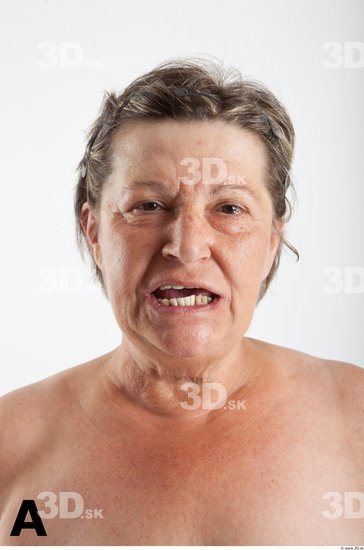 Head Phonemes Woman White Average Wrinkles