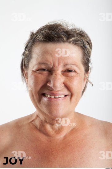 Head Emotions Woman White Average Wrinkles