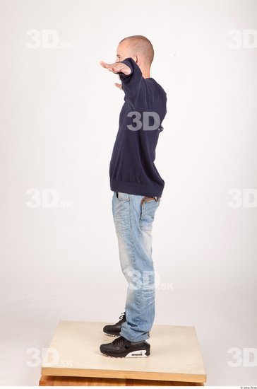 Whole Body Man Animation references T poses Casual Average Studio photo references