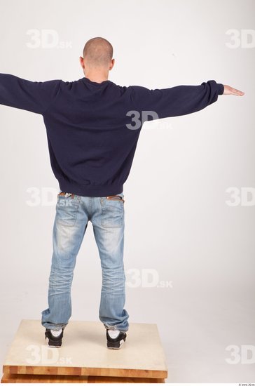 Whole Body Man Animation references T poses Casual Average Studio photo references