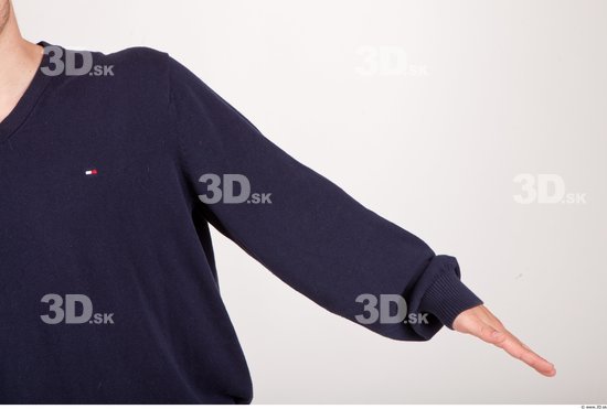 Arm Man Casual Sweater Average Studio photo references