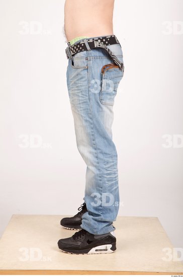 Leg Man Casual Jeans Average Studio photo references