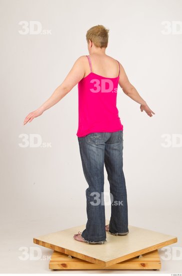 Whole Body Woman Animation references Casual Average Studio photo references
