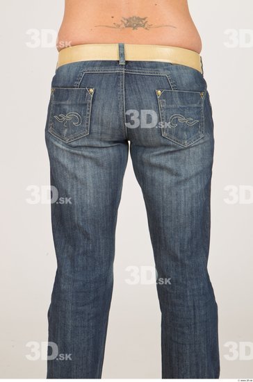 Thigh Woman Casual Jeans Average Studio photo references