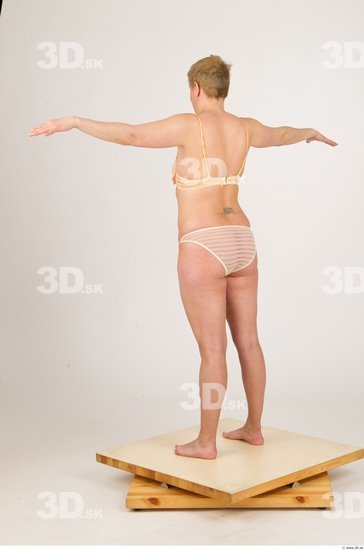 Whole Body Woman T poses Underwear Average Studio photo references