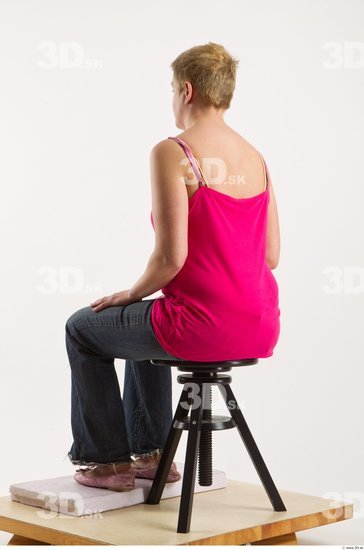 Whole Body Woman Artistic poses Casual Studio photo references