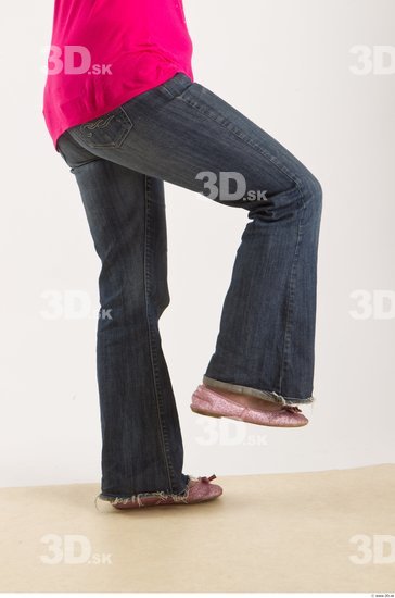 Leg Woman Animation references Casual Jeans Studio photo references