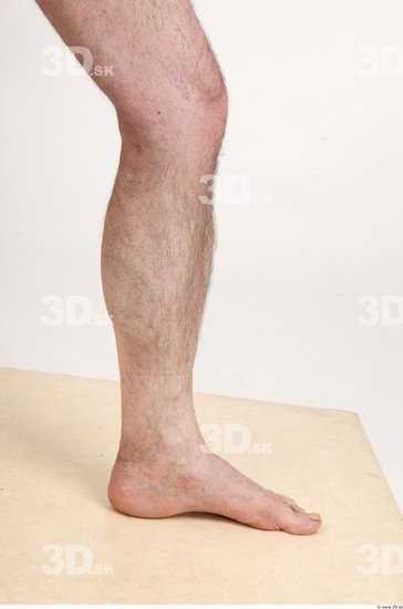 Leg Man Nude Average Wrinkles Studio photo references