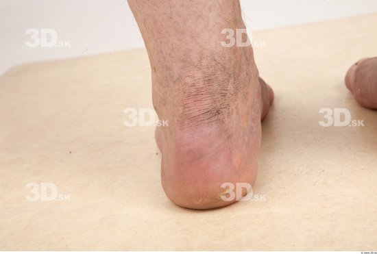 Foot Man Nude Average Wrinkles Studio photo references