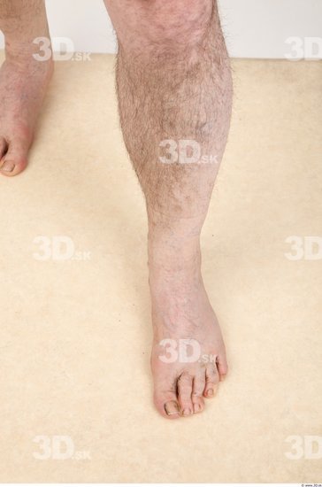 Foot Man Nude Average Wrinkles Studio photo references