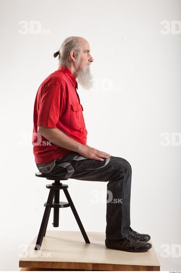 Whole Body Man Artistic poses White Casual Average Bearded