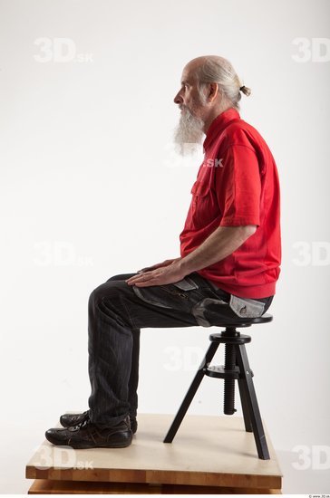 Whole Body Man Artistic poses White Casual Average Bearded