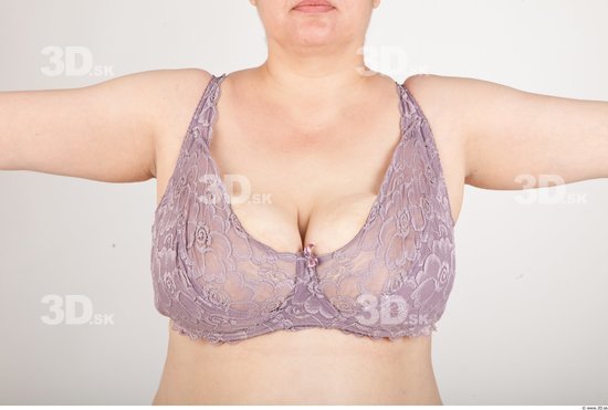 Breast Woman Underwear Bra Chubby Studio photo references