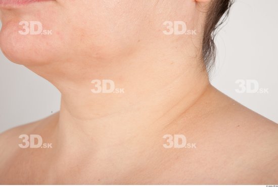 Neck Woman Nude Chubby Studio photo references