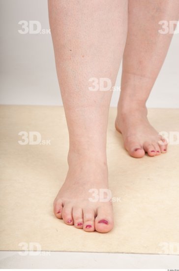 Foot Woman Nude Chubby Studio photo references