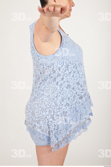 Upper Body Woman Casual Dress Average Studio photo references